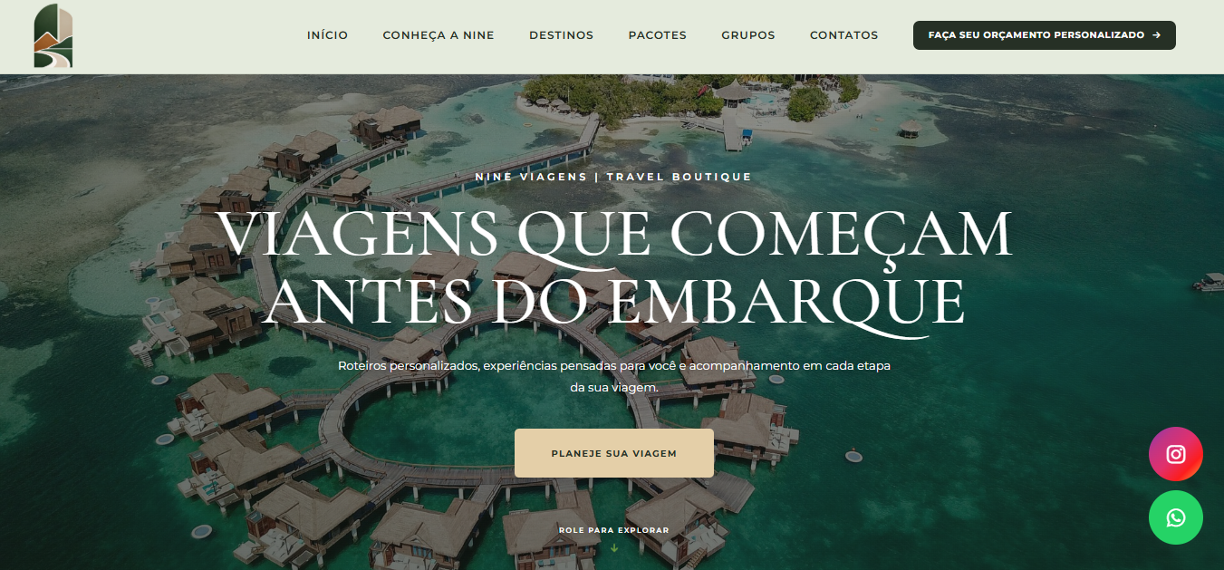 Site Recanto da Família
