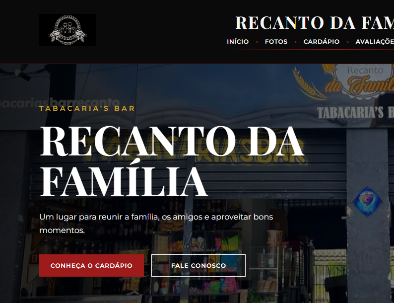 Site Recanto da Família